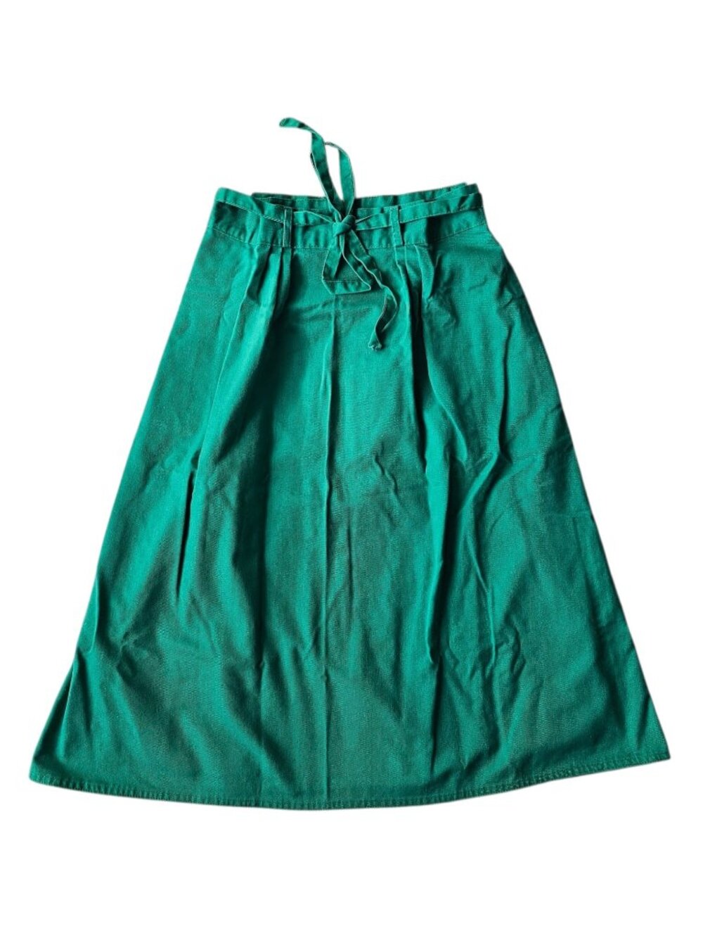 70s Sears The Fashion Place green wraparound skirt . size 12